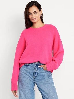 Old Navy Cozy Wool-Blend Crew-Neck Sweater